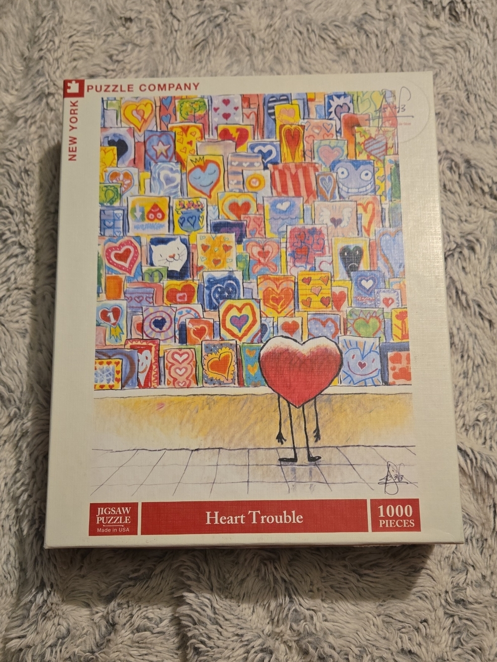New York Puzzle Company - Heart Trouble 1000 Piece Jigsaw Puzzle